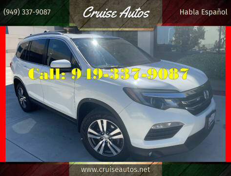 2016 Honda Pilot for sale at Cruise Autos in Corona CA