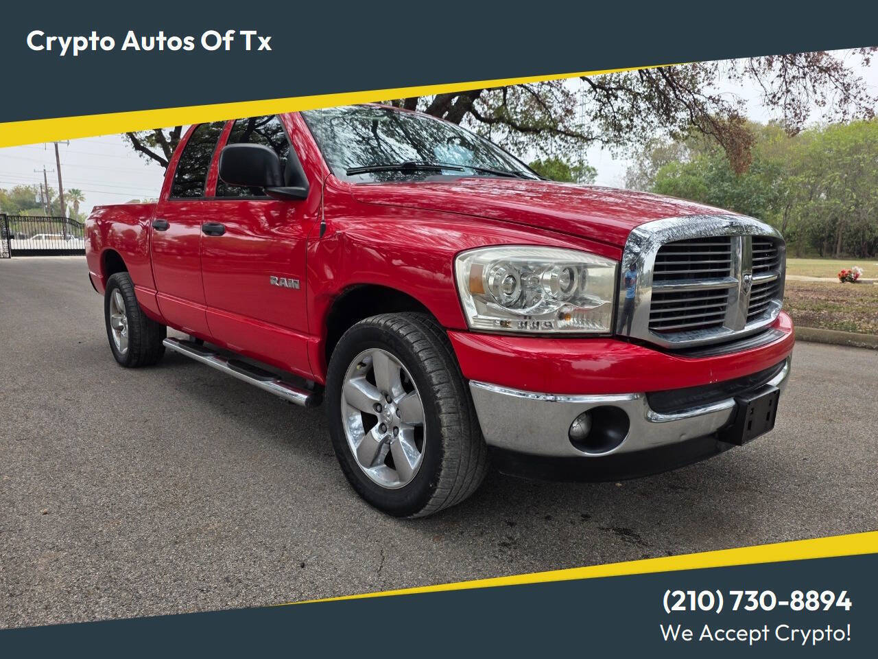 2008 Dodge RAM 1500 SLT Quad Cab LB RWD