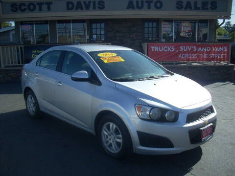 2016 Chevrolet Sonic for sale at Scott Davis Auto Sales in Turlock CA