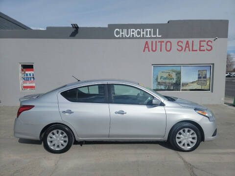 2017 Nissan Versa for sale at CHURCHILL AUTO SALES in Fallon NV