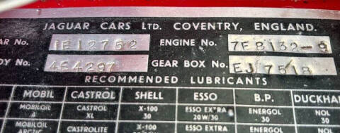 1965 Jaguar XK