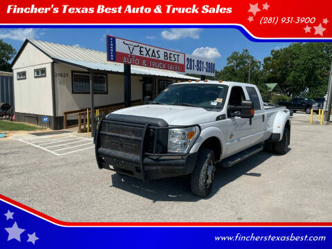 2015 Ford F-350 Super Duty for sale at Fincher's Texas Best Auto & Truck Sales in Tomball TX