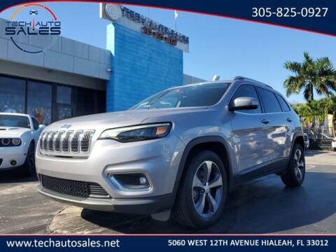2019 Jeep Cherokee for sale at Tech Auto Sales in Hialeah FL