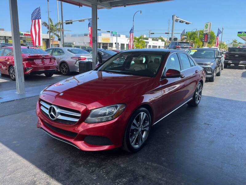 2016 Mercedes-Benz C-Class for sale at American Auto Sales in Hialeah FL