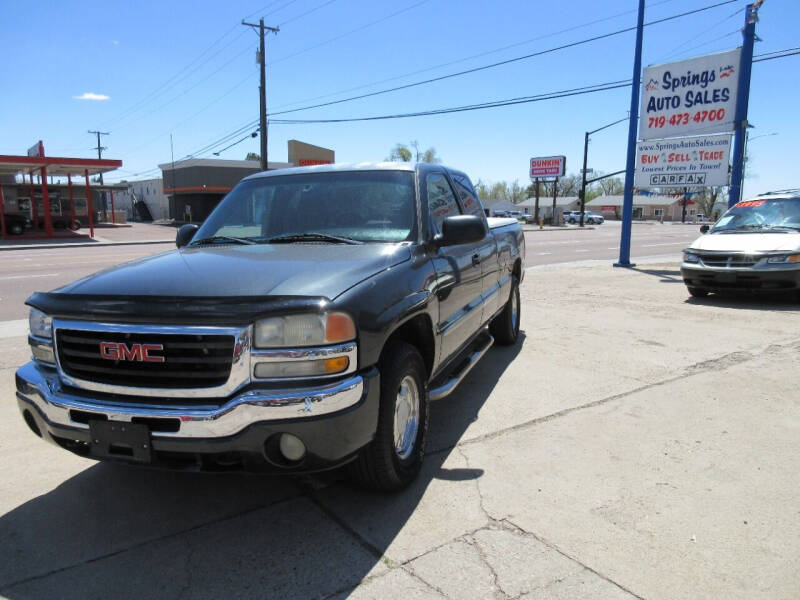 2003 GMC Sierra 1500 for sale at Springs Auto Sales in Colorado Springs CO