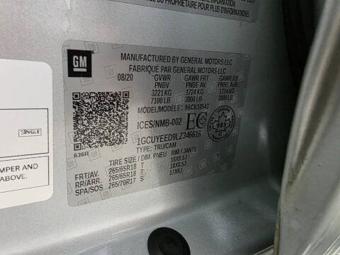 2020 Chevrolet Silverado 1500