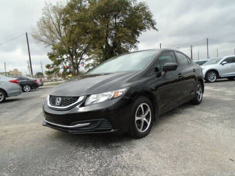 2015 Honda Civic for sale at American Auto Exchange in Houston TX