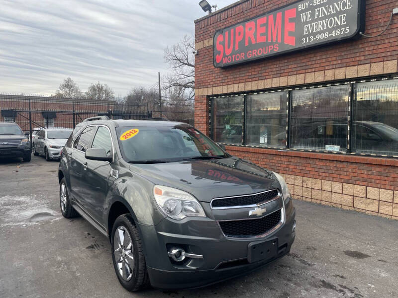 2012 Chevrolet Equinox for sale at Supreme Motor Groups in Detroit MI