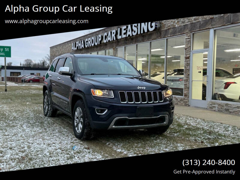 2016 Jeep Grand Cherokee for sale at Alpha Group Car Leasing in Redford MI