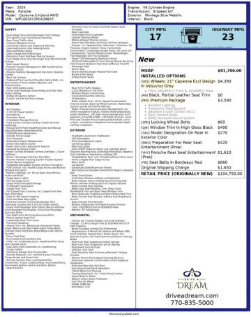 2024 Porsche Cayenne E-Hybrid