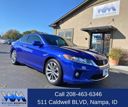 2014 Honda Accord for sale at Western Mountain Bus & Auto Sales in Nampa ID