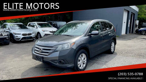2012 Honda CR-V for sale at ELITE MOTORS in West Haven CT
