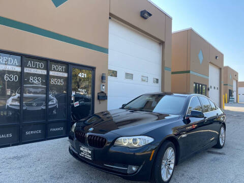 2013 BMW 5 Series for sale at REDA AUTO PORT INC in Villa Park IL