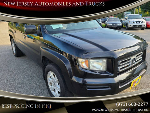 2007 Honda Ridgeline for sale at New Jersey Automobiles and Trucks in Lake Hopatcong NJ