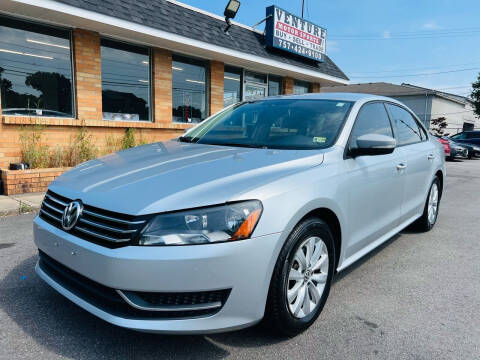 2015 Volkswagen Passat for sale at VENTURE MOTOR SPORTS in Chesapeake VA