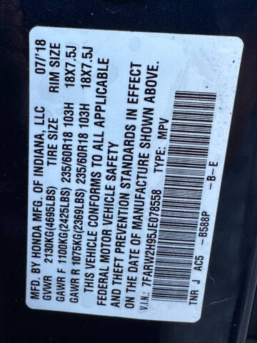 2018 Honda CR-V Touring