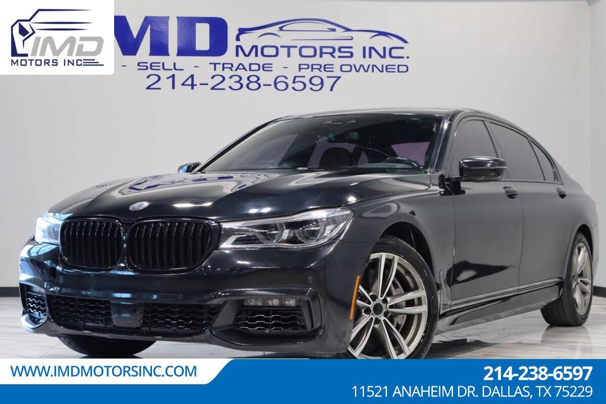 2016 BMW 7 Series for sale at IMD MOTORS, INC in Dallas, TX