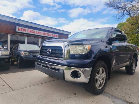 2007 Toyota Tundra for sale at New England Motor Cars in Springfield MA