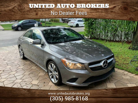 2014 Mercedes-Benz CLA for sale at UNITED AUTO BROKERS in Hollywood FL