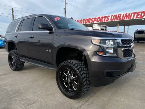 2017 Chevrolet Tahoe for sale at Motorsports Unlimited - Trucks in McAlester OK
