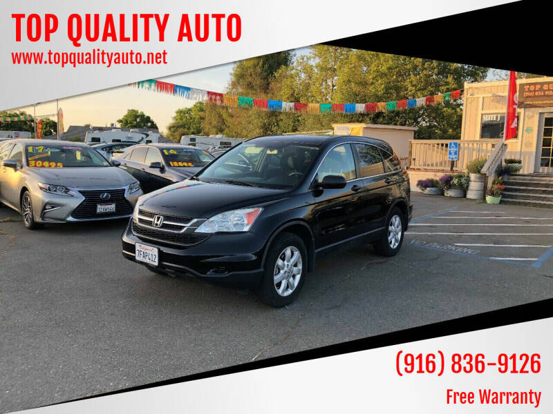 2010 Honda CR-V for sale at TOP QUALITY AUTO in Rancho Cordova CA