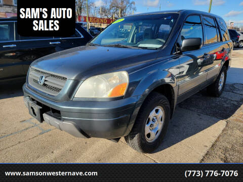2005 Honda Pilot for sale at SAM'S AUTO SALES in Chicago IL