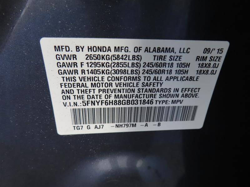 2016 Honda Pilot EX-L w/RES