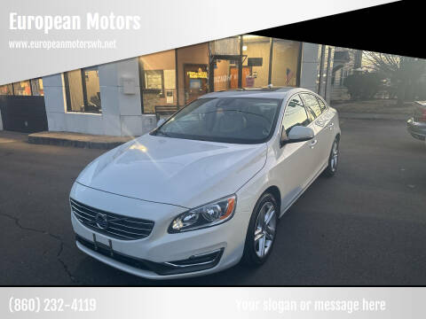 2015 Volvo S60 for sale at European Motors in West Hartford CT