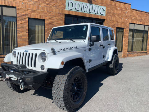 2016 Jeep Wrangler Unlimited for sale at Dominic Sales LTD in Syracuse NY