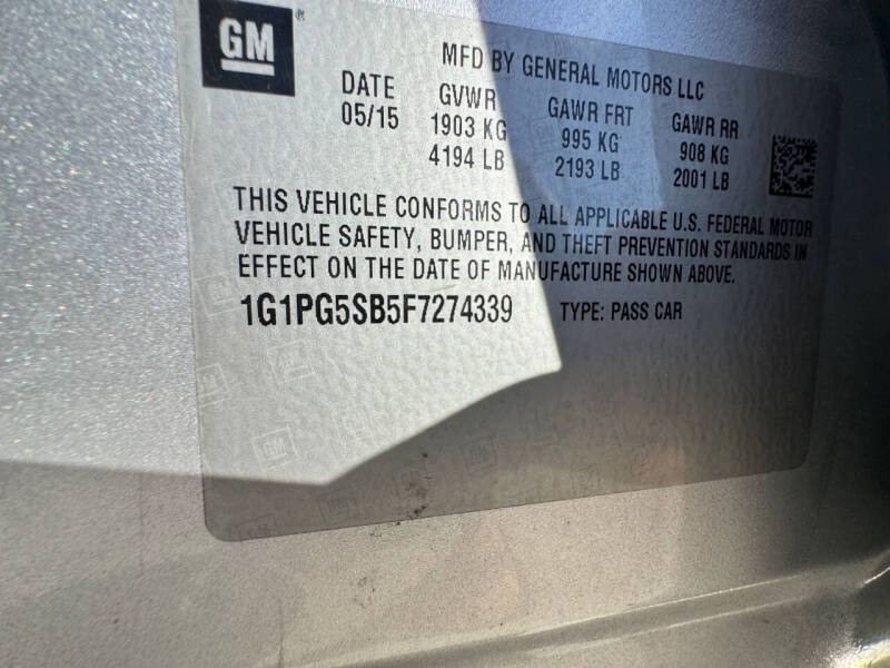 2015 Chevrolet Cruze LTZ Auto