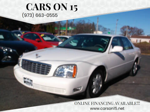 2005 Cadillac DeVille for sale at Cars On 15 in Lake Hopatcong NJ