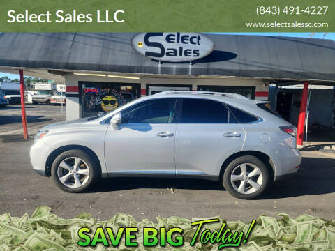 2012 Lexus RX 350 for sale at Select Sales LLC in Little River SC