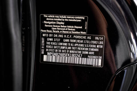 2015 Porsche Cayman S