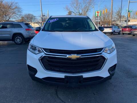 2018 Chevrolet Traverse for sale at DTH FINANCE LLC in Toledo OH