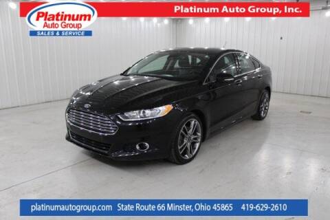 2016 Ford Fusion for sale at Platinum Auto Group Inc. in Minster OH