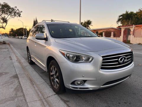 2013 Infiniti JX35 for sale at MIAMI FINE CARS & TRUCKS in Hialeah FL