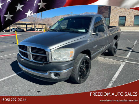 2008 Dodge Ram Pickup 1500 for sale at Freedom Auto Sales in Albuquerque NM