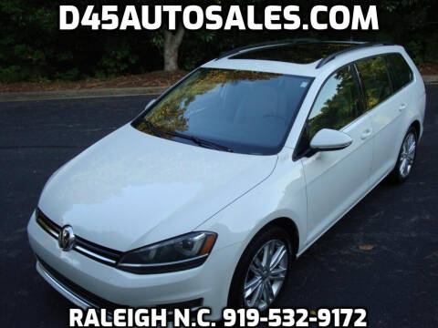 2015 Volkswagen Golf SportWagen for sale at D45 Auto Brokers in Raleigh NC