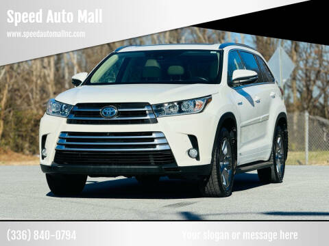 2017 Toyota Highlander Hybrid for sale at Speed Auto Mall in Greensboro NC