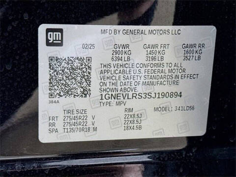 2025 Chevrolet Traverse RS