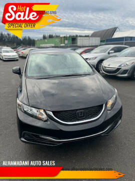 2013 Honda Civic for sale at ALHAMADANI AUTO SALES in Tacoma WA