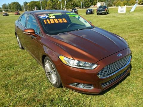 2015 Ford Fusion for sale at AUTOFARM DALEVILLE in Daleville IN