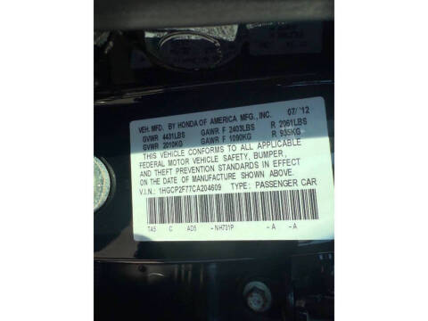 2012 Honda Accord EX