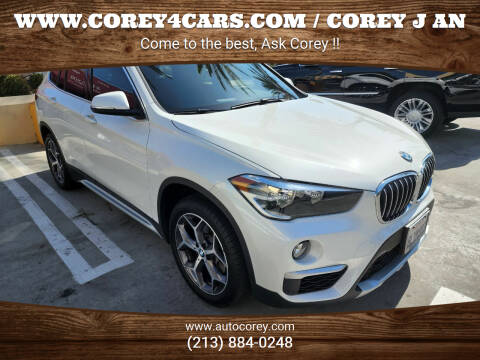 2019 BMW X1 for sale at WWW.COREY4CARS.COM / COREY J AN in Los Angeles CA