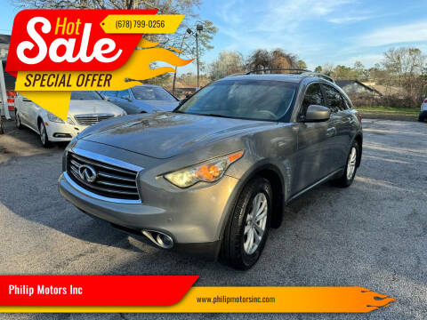 2012 Infiniti FX35 for sale at Philip Motors Inc in Snellville GA