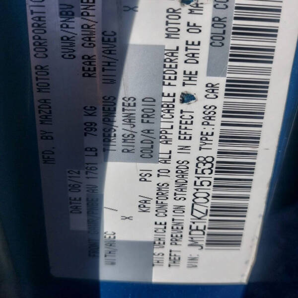 2012 Mazda MAZDA2 Sport