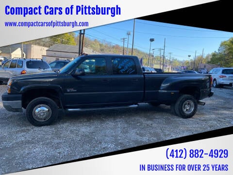 2004 Chevrolet Silverado 3500 for sale at Compact Cars of Pittsburgh in Pittsburgh PA