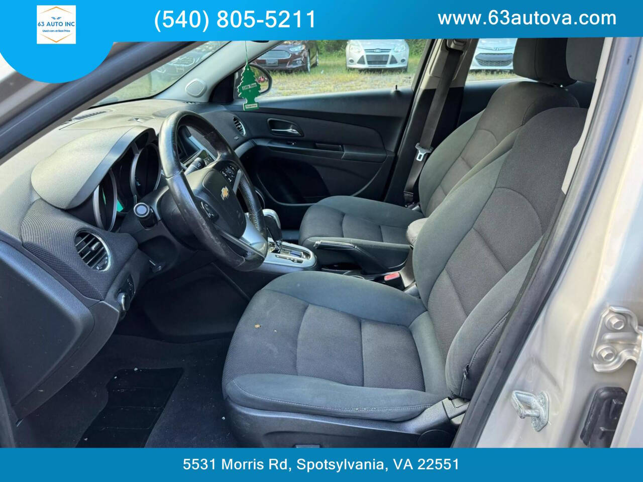 2012 Chevrolet Cruze for sale at 63 Auto Inc in Spotsylvania, VA