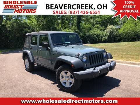 2015 Jeep Wrangler Unlimited for sale at WHOLESALE DIRECT MOTORS in Beavercreek OH