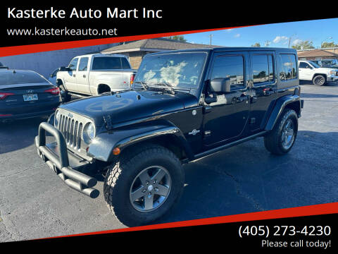 2013 Jeep Wrangler Unlimited for sale at Kasterke Auto Mart Inc in Shawnee OK